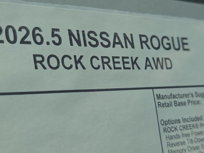 2026 Nissan Rogue Rock Creek®