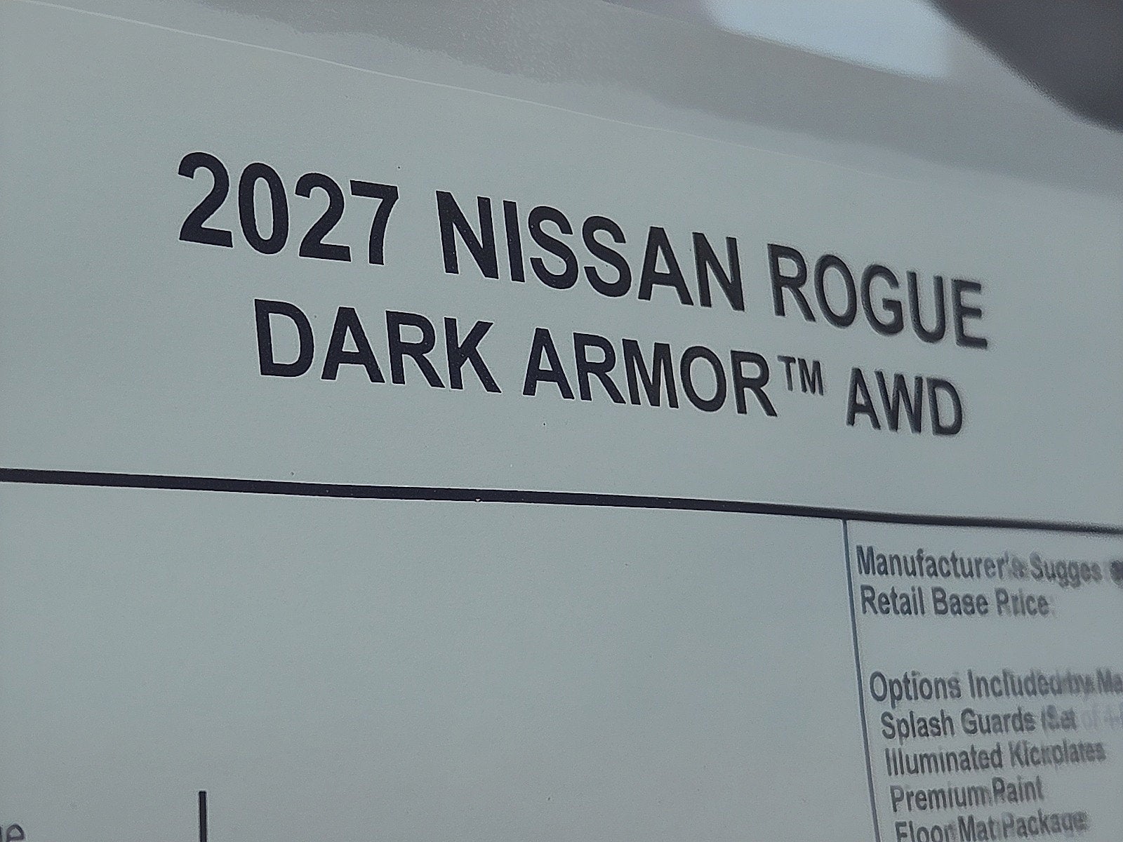 2027 Nissan Rogue Dark Armor™