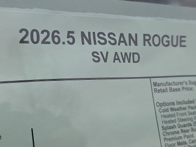 2026 Nissan Rogue SV