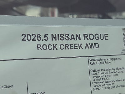2026 Nissan Rogue Rock Creek®