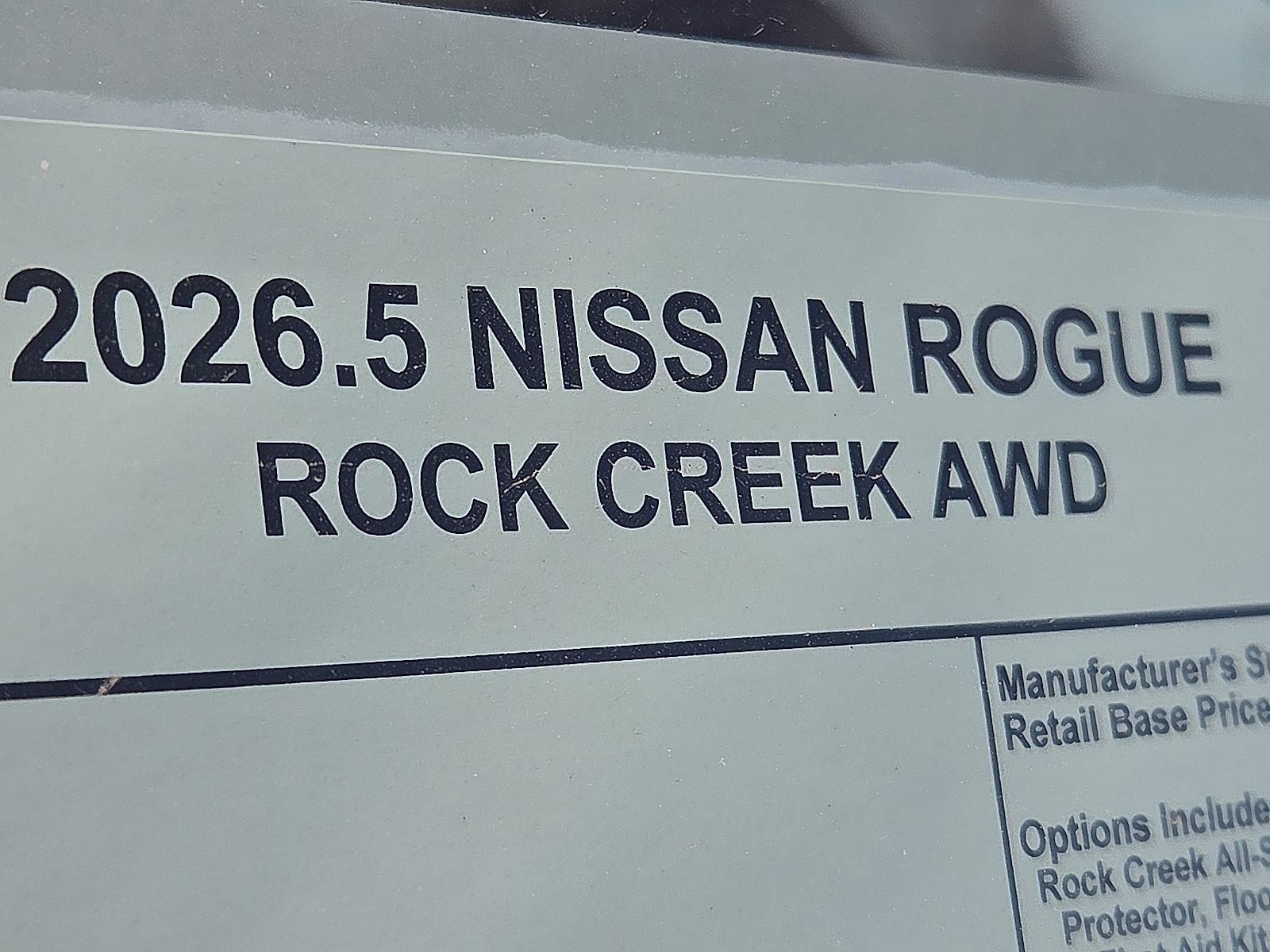 2026 Nissan Rogue Rock Creek®