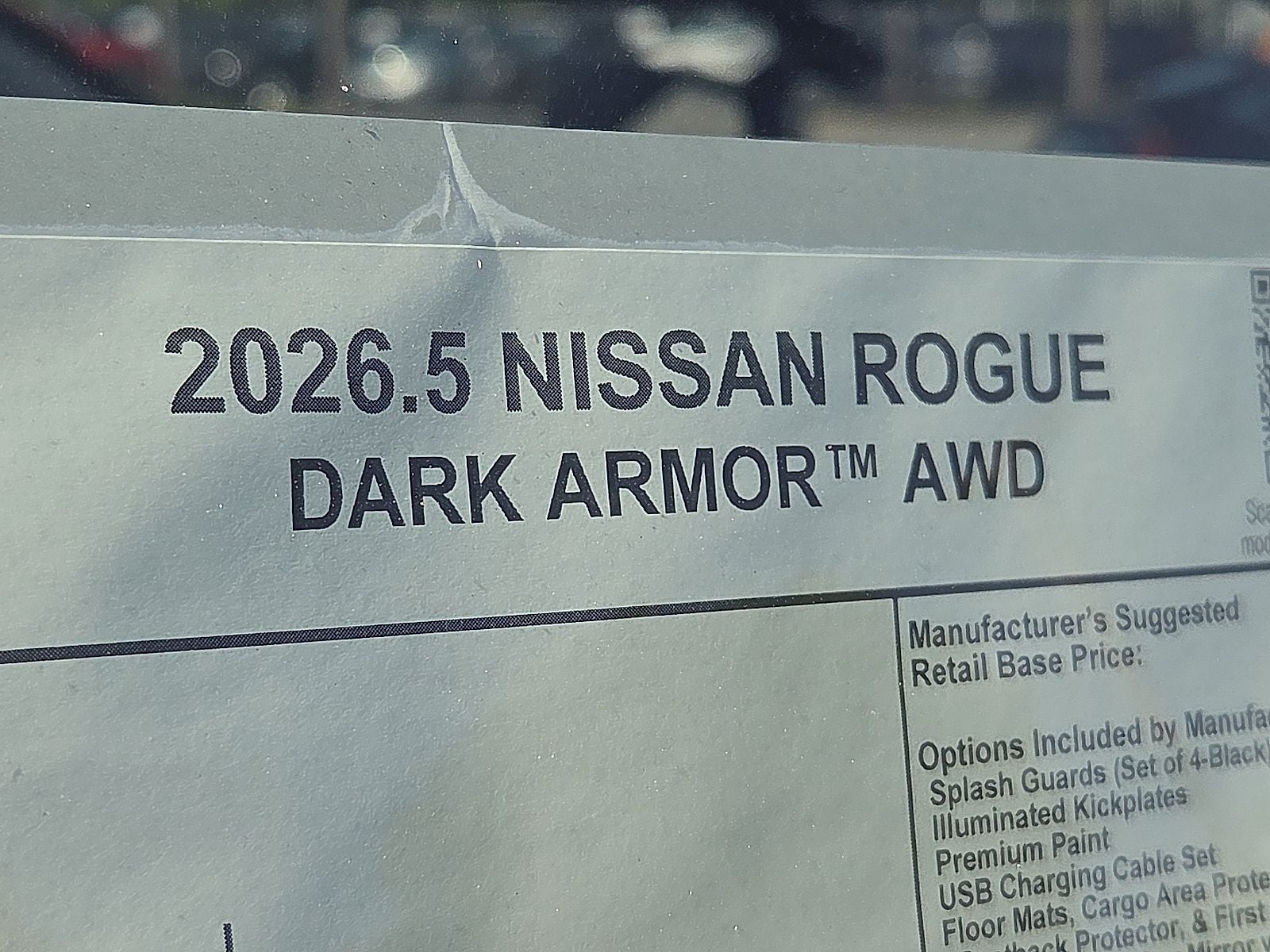 2026 Nissan Rogue Dark Armor™