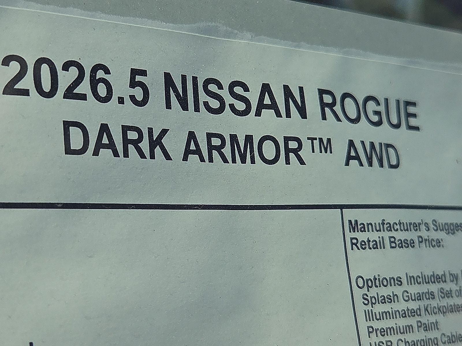 2026 Nissan Rogue Dark Armor™