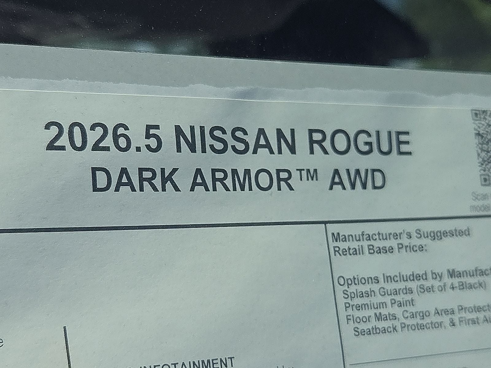 2026 Nissan Rogue Dark Armor™