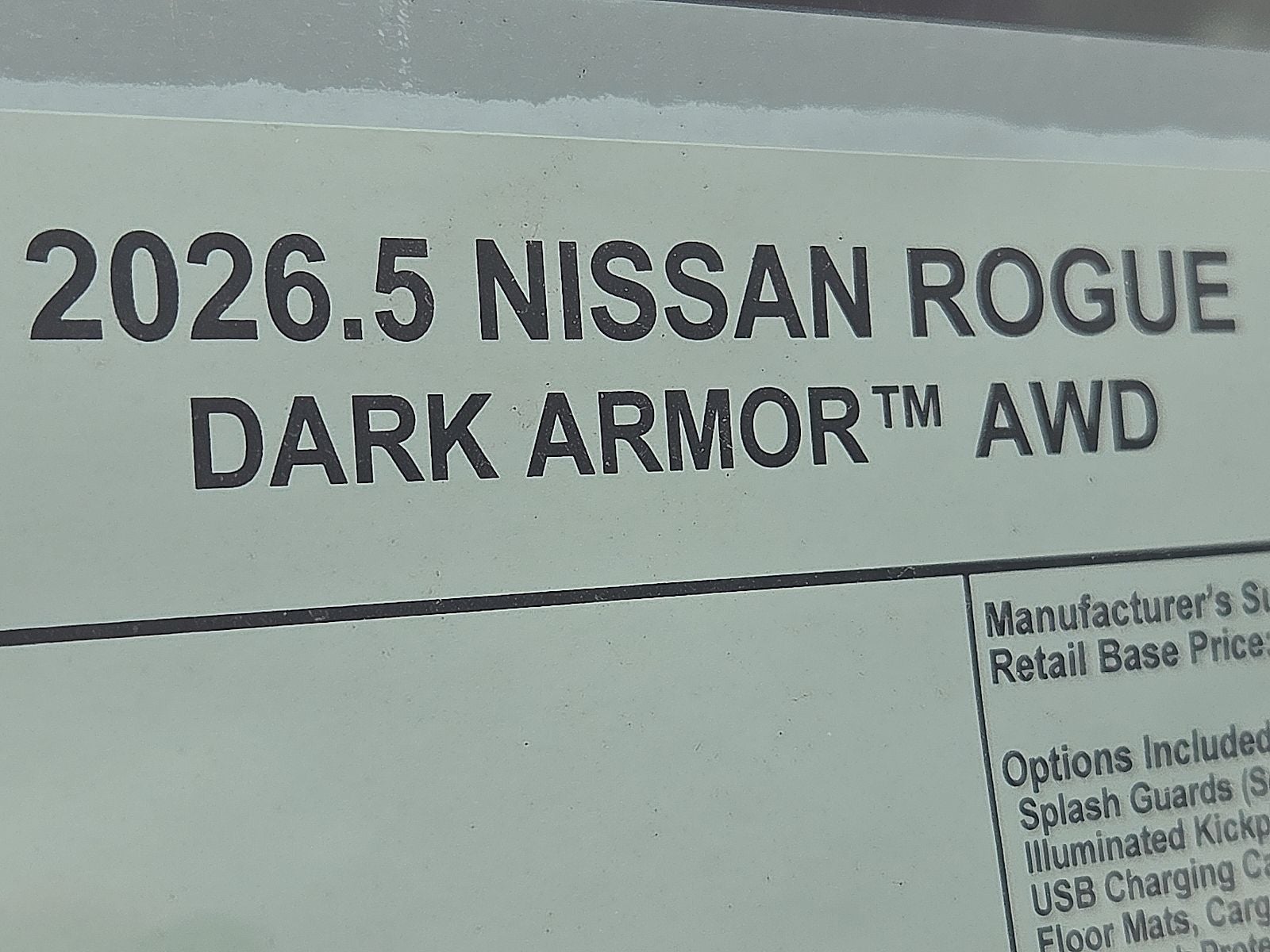 2026 Nissan Rogue Dark Armor™