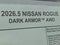 2026 Nissan Rogue Dark Armor™