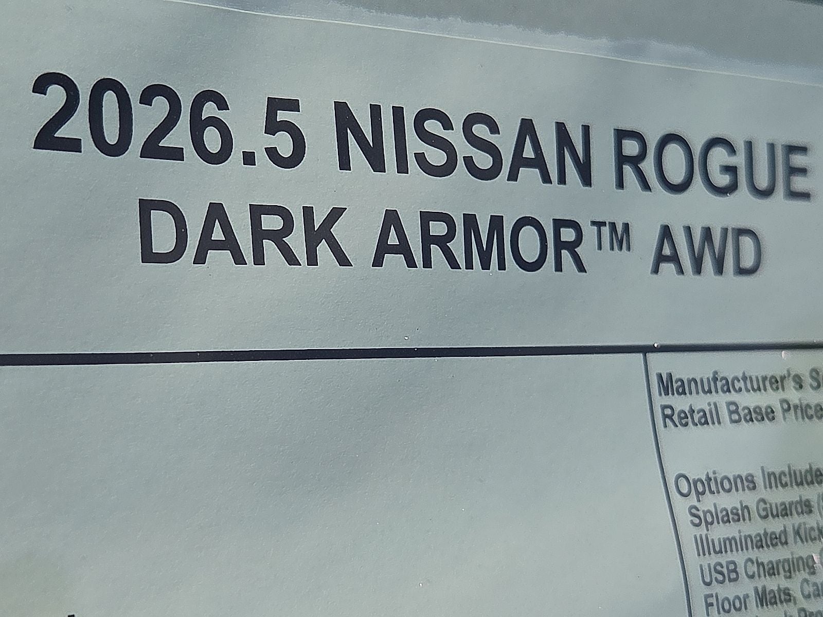 2026 Nissan Rogue Dark Armor™