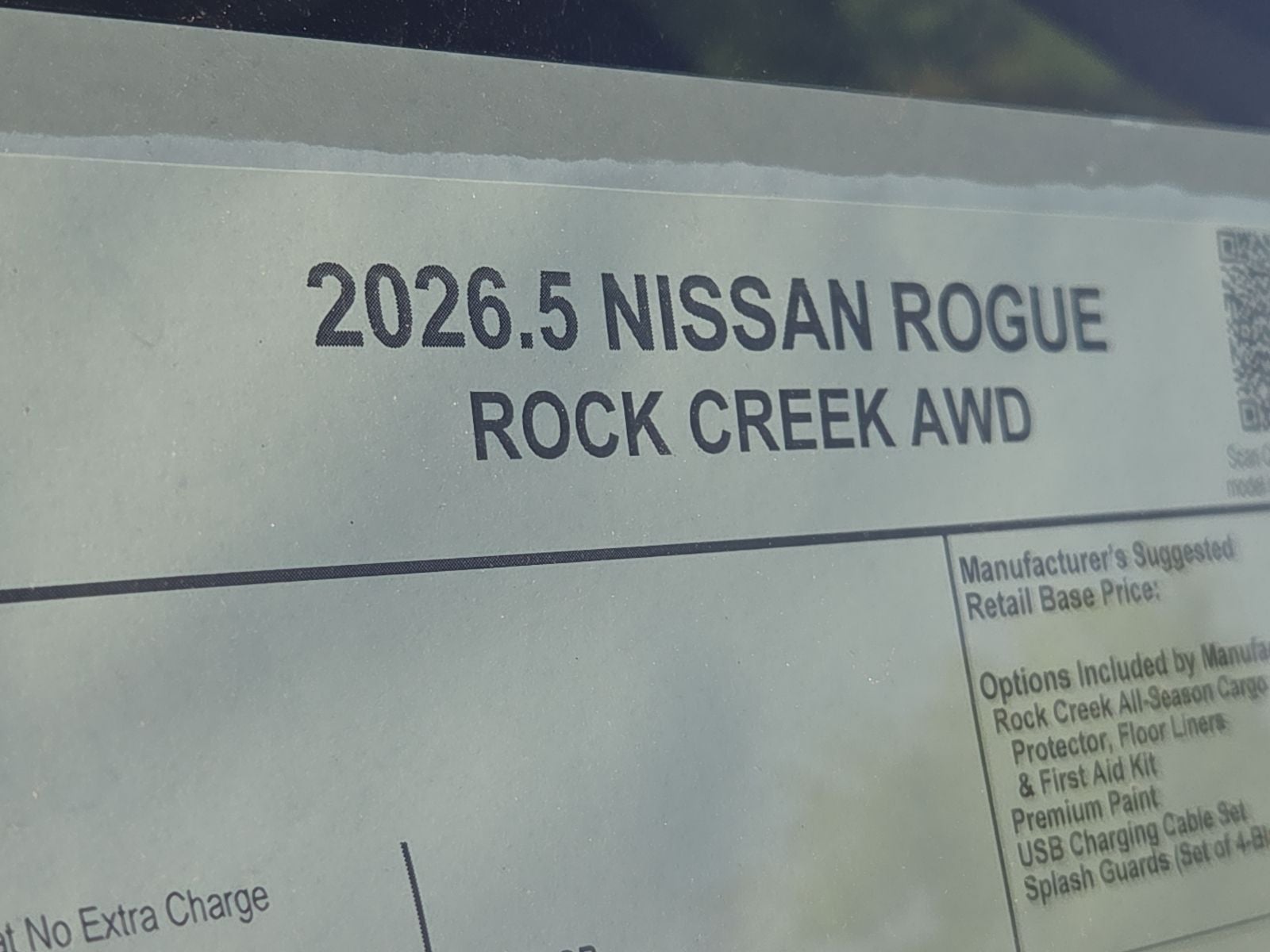 2026 Nissan Rogue Rock Creek®