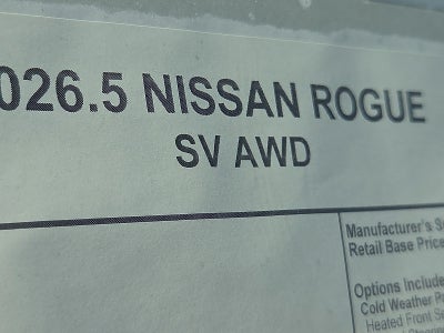 2026 Nissan Rogue SV