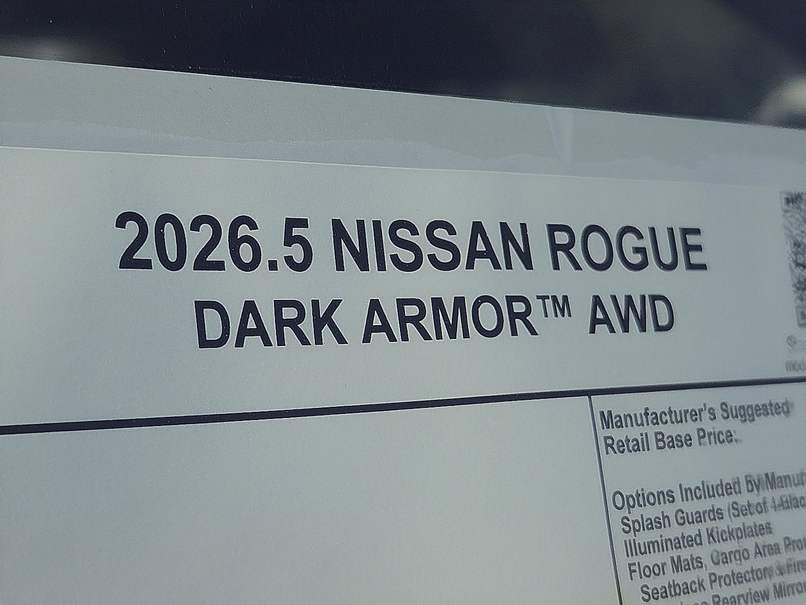 2026 Nissan Rogue Dark Armor™