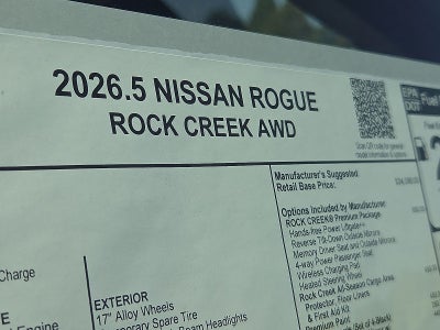 2026 Nissan Rogue Rock Creek®