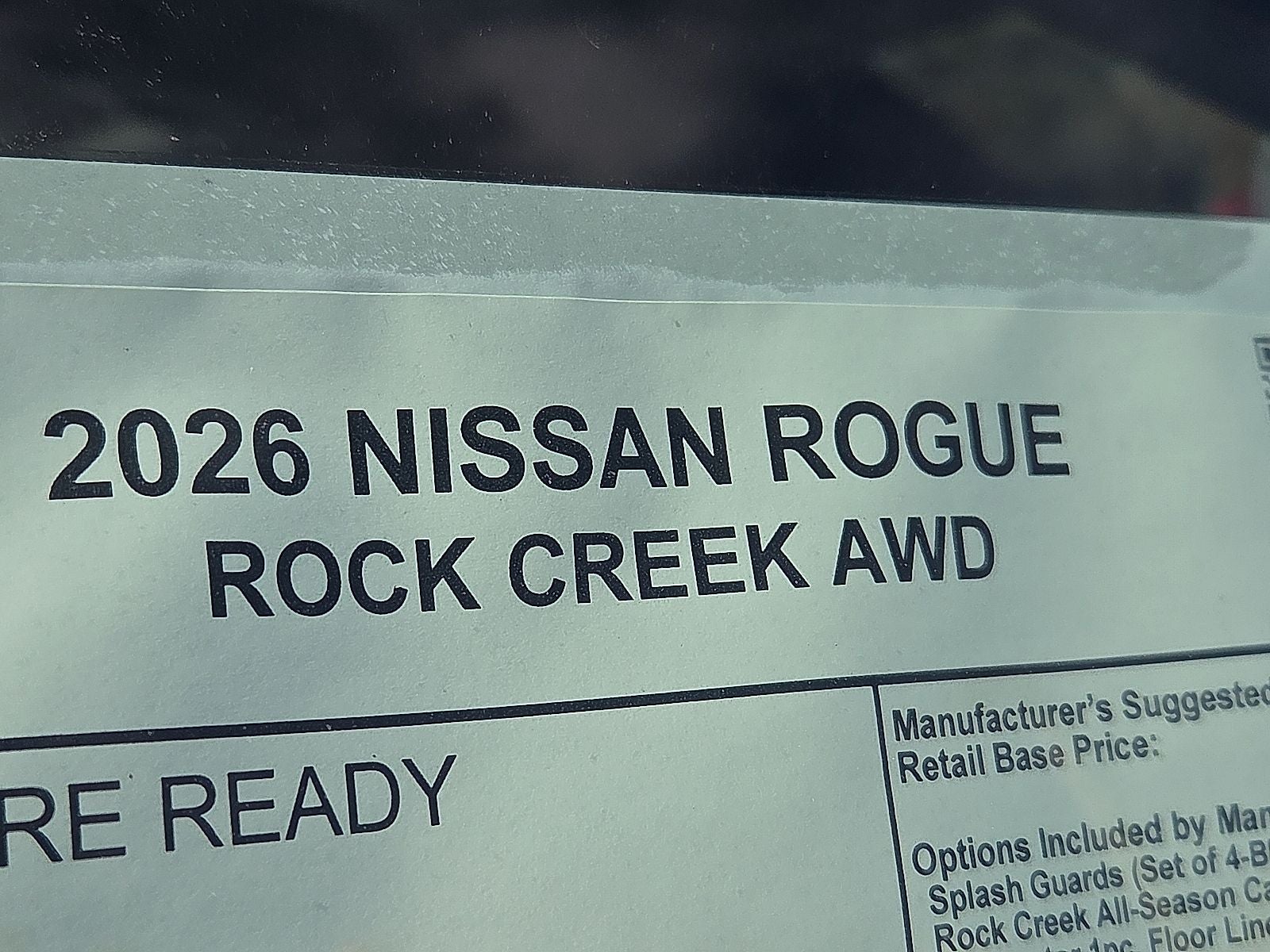 2026 Nissan Rogue Rock Creek®