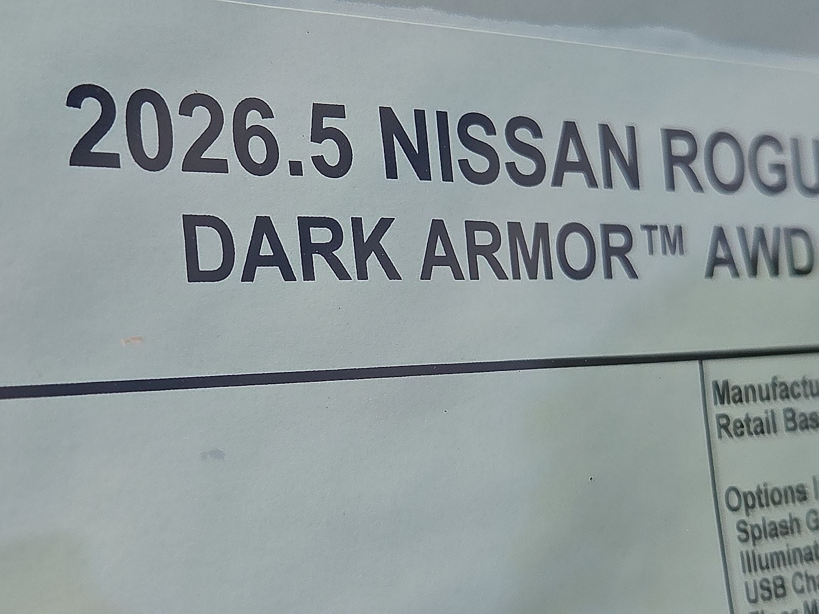 2026 Nissan Rogue Dark Armor™