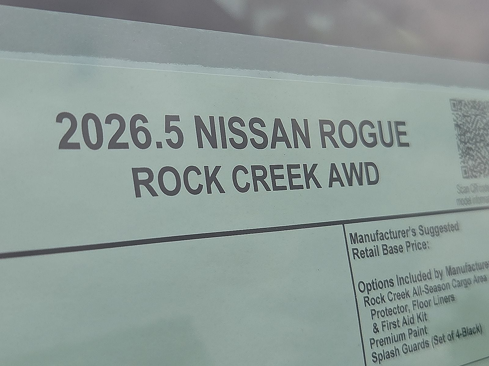 2026 Nissan Rogue Rock Creek®