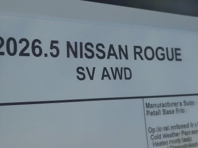 2026 Nissan Rogue SV