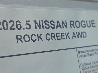 2026 Nissan Rogue Rock Creek®