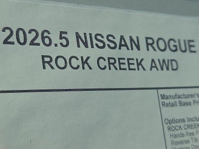 2026 Nissan Rogue Rock Creek®