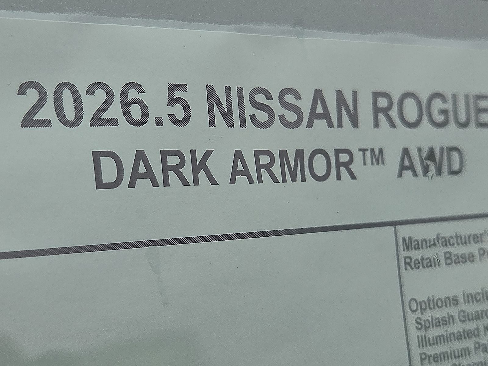 2026 Nissan Rogue Dark Armor™