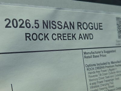 2026 Nissan Rogue Rock Creek®