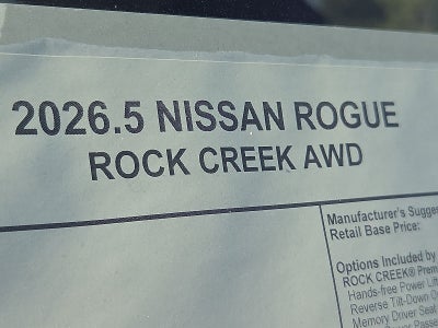 2026 Nissan Rogue Rock Creek®