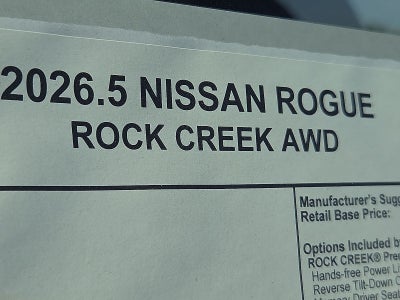 2026 Nissan Rogue Rock Creek®