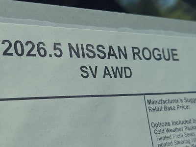 2026 Nissan Rogue SV