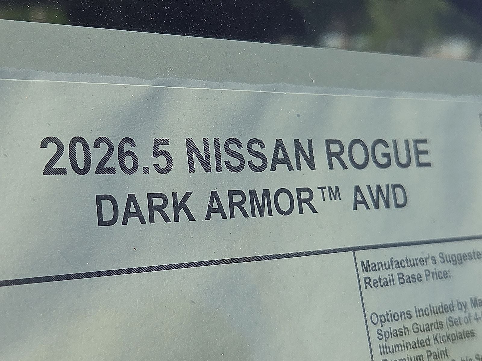 2026 Nissan Rogue Dark Armor™