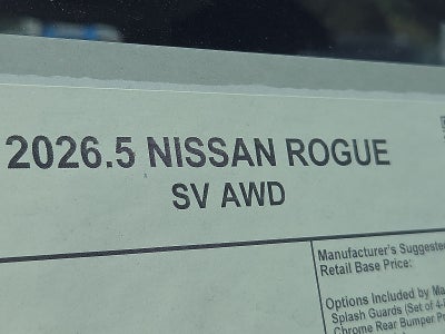 2026 Nissan Rogue SV