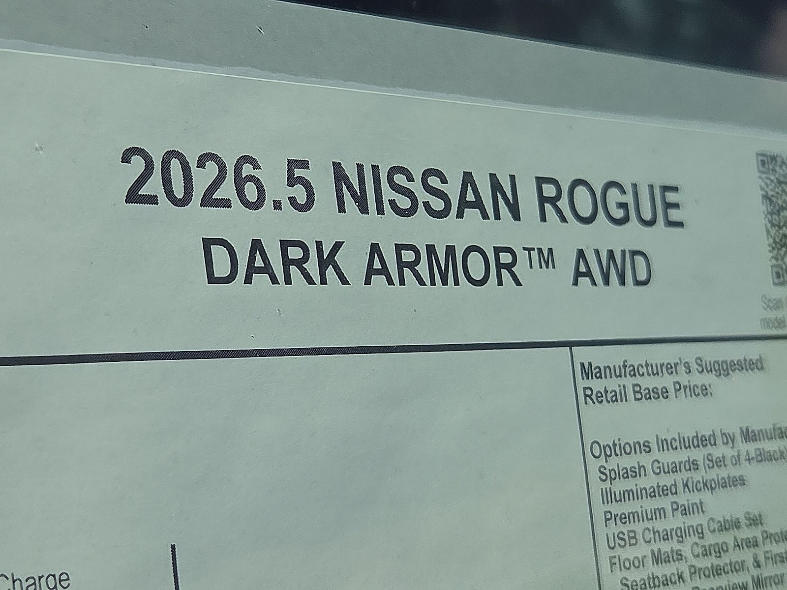 2026 Nissan Rogue Dark Armor™