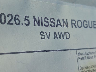 2026 Nissan Rogue SV