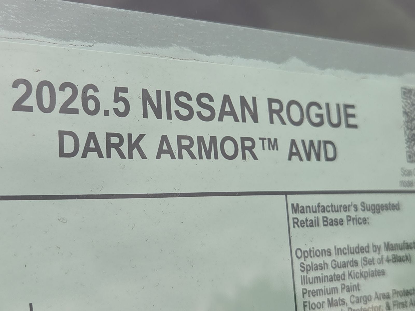 2026 Nissan Rogue Dark Armor™