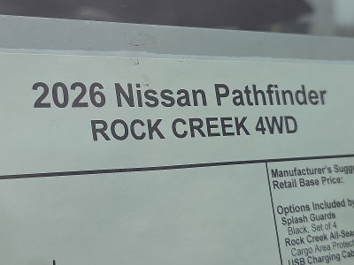 2026 Nissan Pathfinder Rock Creek®