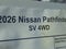 2026 Nissan Pathfinder SV