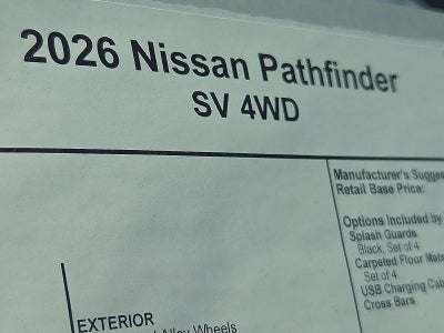 2026 Nissan Pathfinder SV