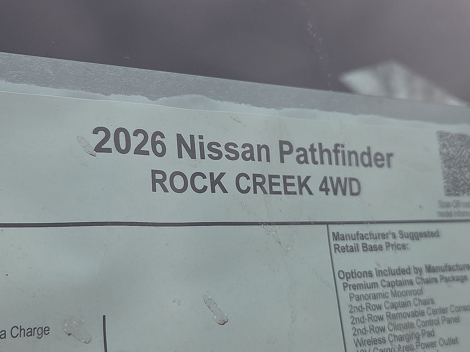 2026 Nissan Pathfinder Rock Creek®