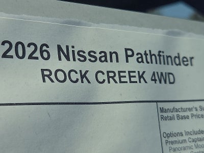 2026 Nissan Pathfinder Rock Creek®