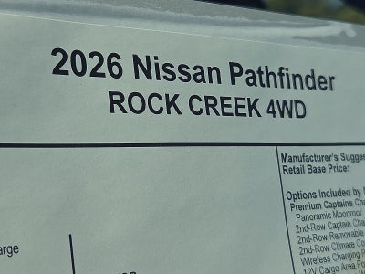 2026 Nissan Pathfinder Rock Creek®