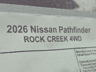 2026 Nissan Pathfinder Rock Creek®