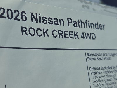 2026 Nissan Pathfinder Rock Creek®