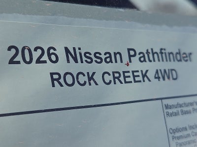 2026 Nissan Pathfinder Rock Creek®