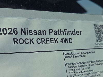 2026 Nissan Pathfinder Rock Creek®