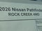 2026 Nissan Pathfinder Rock Creek®