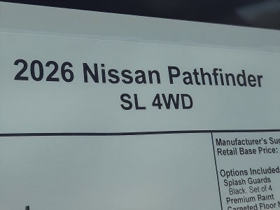 2026 Nissan Pathfinder SL