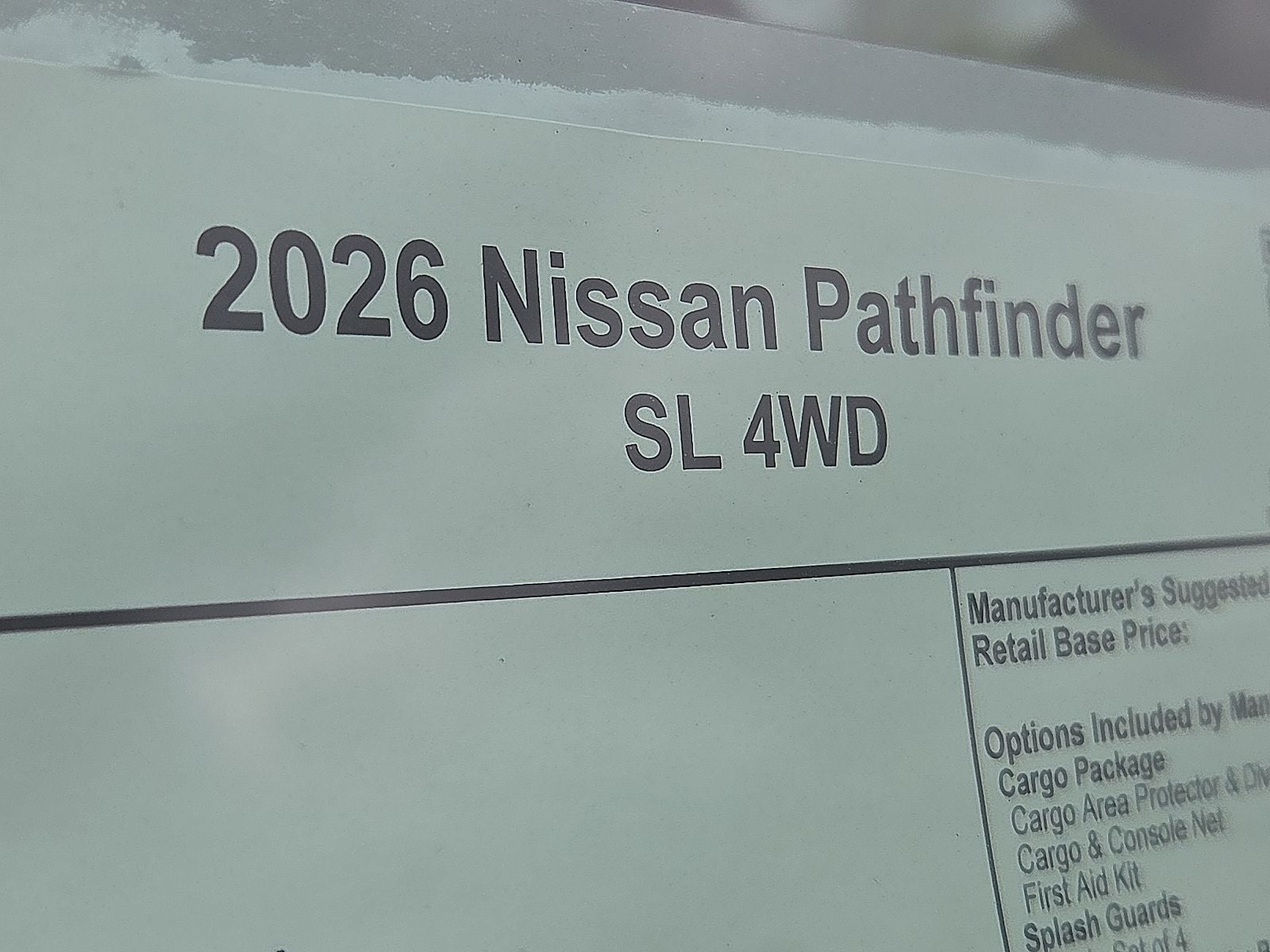2026 Nissan Pathfinder SL