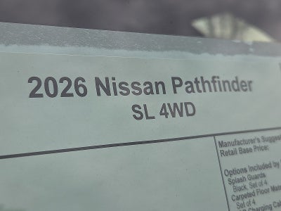 2026 Nissan Pathfinder SL