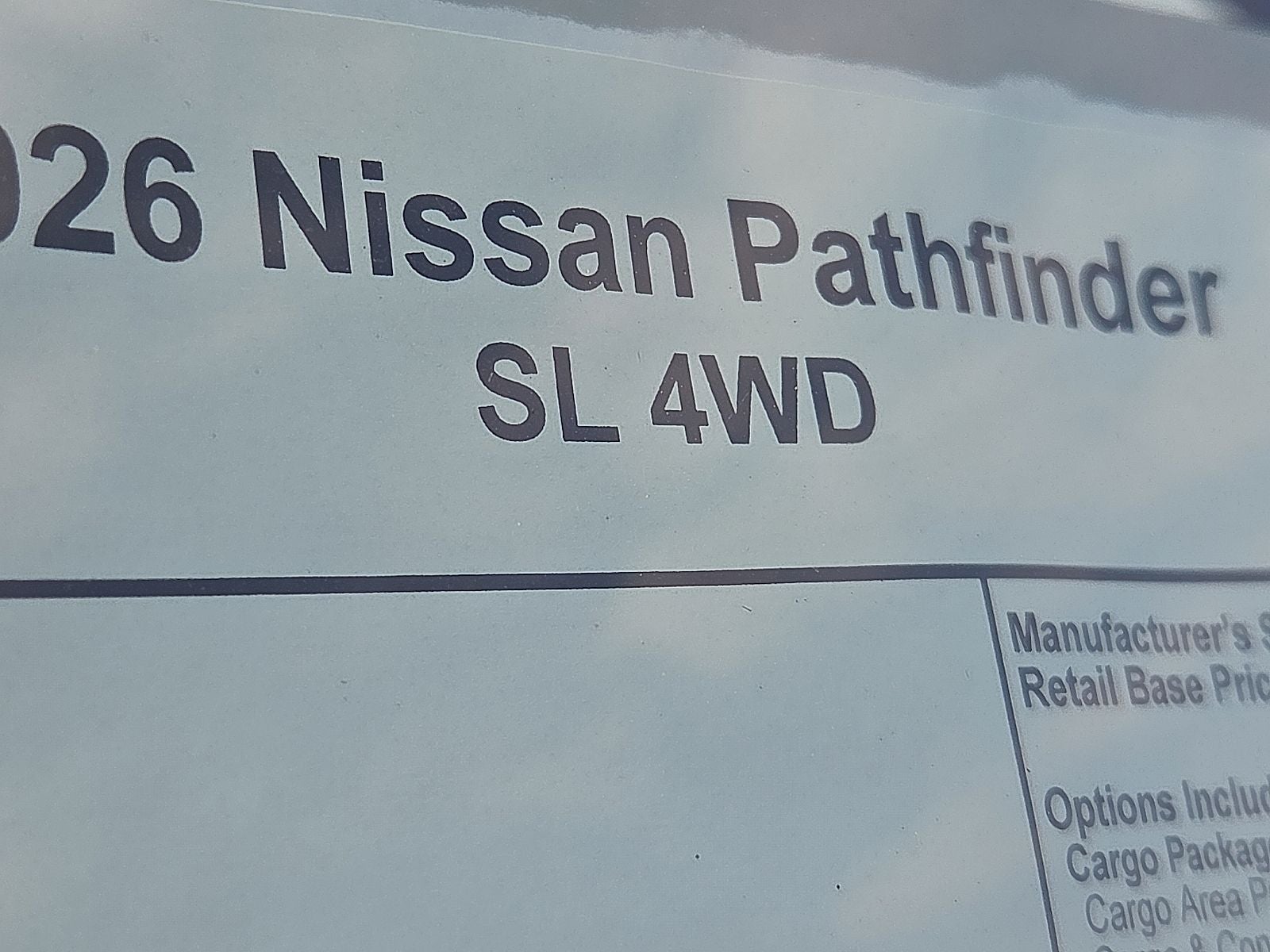 2026 Nissan Pathfinder SL