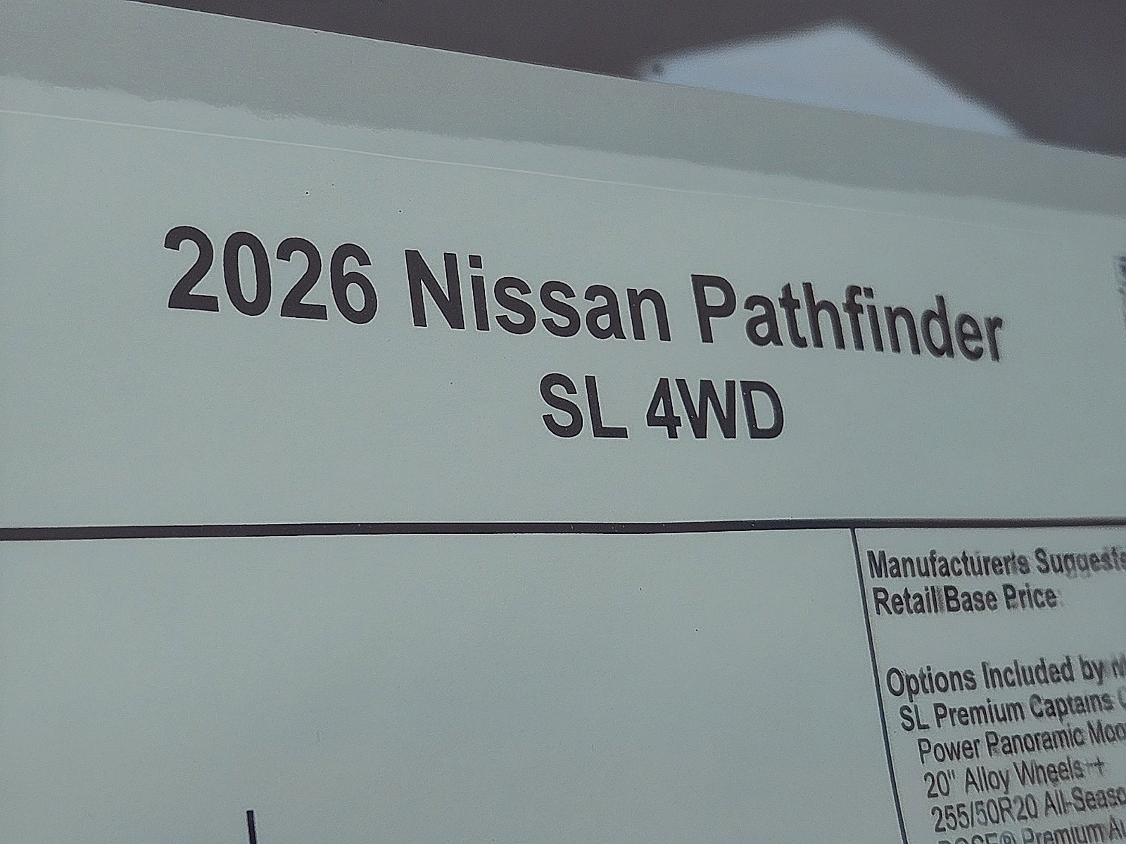 2026 Nissan Pathfinder SL