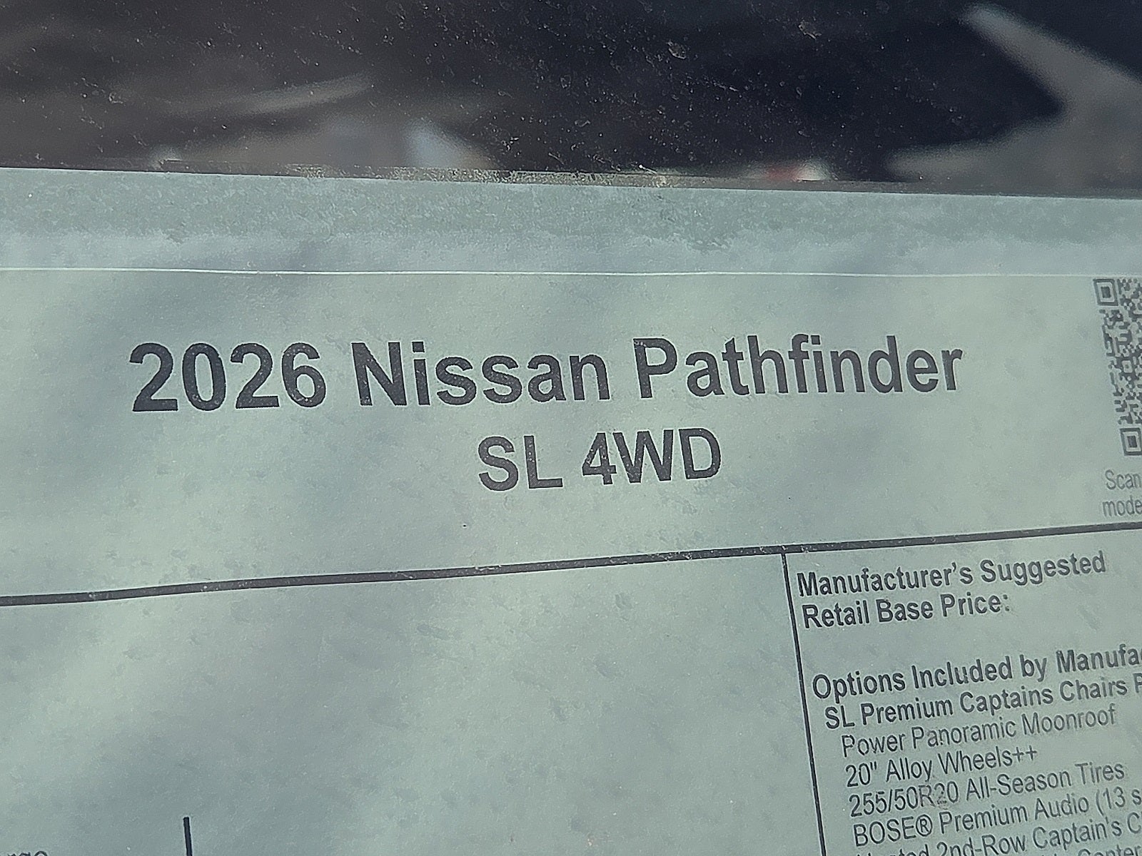 2026 Nissan Pathfinder SL