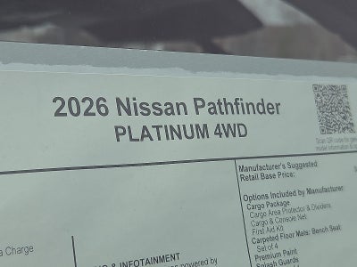 2026 Nissan Pathfinder Platinum