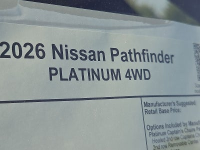 2026 Nissan Pathfinder Platinum